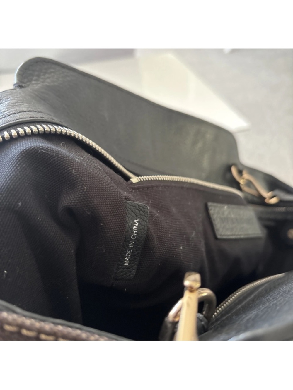 Burberry Black Leather House Check Medium Harcourt Tote Bag - Picture 15 of 17